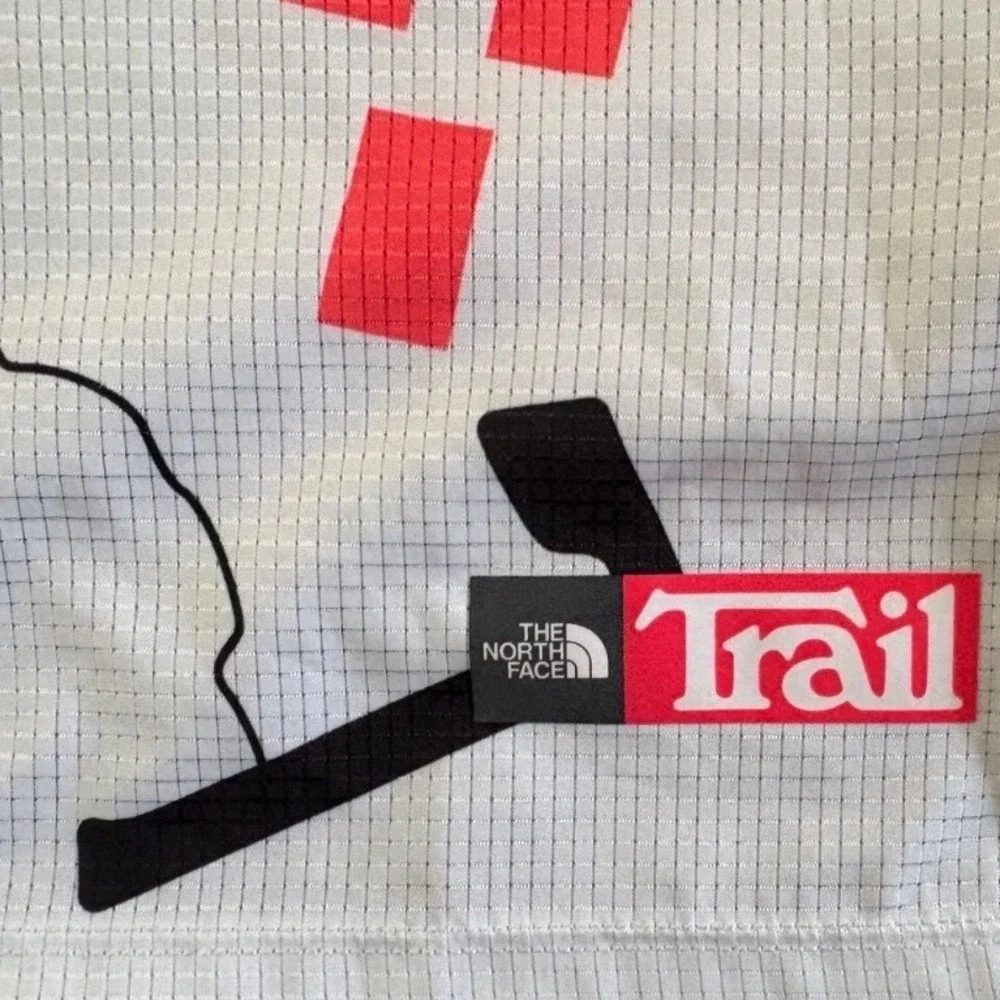 The North Face Flight Series Trail Running Shirt XL White Map Print‎ Mens XL